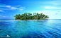 General 1680x1050 island sea palm trees