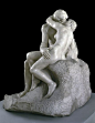 排名第二的罗丹雕塑《吻》。