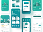 Homestay app ux design illustration ui