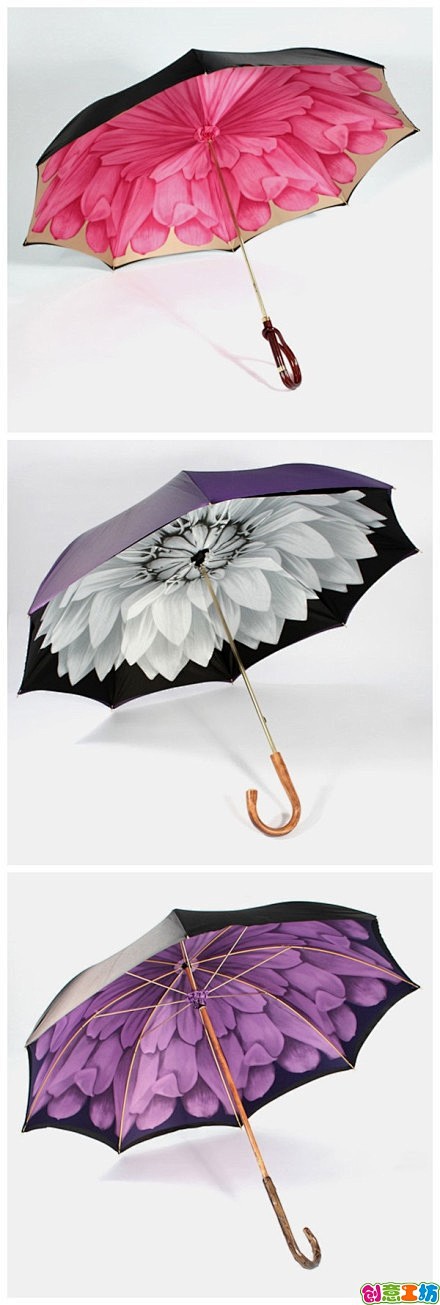 我也想要一把这样的雨伞，缓解一下雨天阴霾...