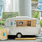 Blue Bottle Coffee 香港首部自动贩卖机 香港 咖啡店 自动售货机 logo设计 vi设计 空间设计
