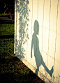 shadow dancing; my brother and I spent hours doing this in summer... today's kids with their techno-gadgets don't know what they are missing :)