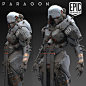 Murdock Droid, Zak Foreman : So sad to see paragon go, I learned so much from working on this project, and cant thank everyone involved enough.

Unreleased murdock skin

Art direction: Chris Perna 
Art Leads: Kevin Lanning, Jordan walker