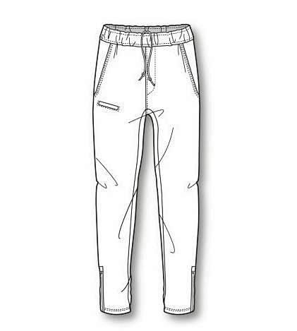 裤子款式图作品-裤子款式图款式图