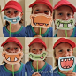 Monster Grins Cute Printable Birthday Party Favors - Printable Monster Smiles, Monster Faces : Monster Grins Cute Printable Birthday Party Favors