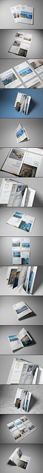 A4书籍骑马钉杂志产品画册图册样机贴图提案效果图展示PS设计素材 Y0079_变色鱼（www.58cgg.com）- 海外优秀设计素材分享平台！