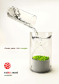 Livesglass灵感来自沙漏，自动滴水浇灌下方的植物。下方的孔可以释放光合作用产生的氧气。 |Xindong