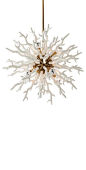 Chandeliers, White Coral Diallo Chandelier, so beautiful, one of over 3,000 limited production interior design inspirations inc, furniture, lighting, mirrors, tabletop accents and gift ideas to enjoy repin and share at InStyle Decor Beverly Hills Hollywoo