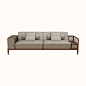Sofa Sellier 2-seater - front