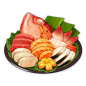 Sashimi Platter : Sashimi Platter is a food item that the player can cook. The recipe for Sashimi Platter can be obtained as a reward in The Gourmet Supremos: The Importance of Eating Well World Quest. Depending on the quality, Sashimi Platter increases t