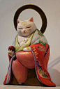 日本造型作家小口淳子的猫面具