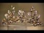 Diamond oak-leaf tiara, English-c. 1855