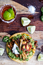 bbq margarita tostadas with sweet jalapeño margarita salsa_In any other world