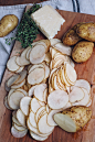 Hasselback Potato Gratin | HonestlyYUM