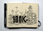 MOLESKINE DOODLES: 100K by kerbyrosanes on deviantART