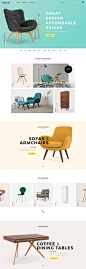 Made家具网站排版设计
