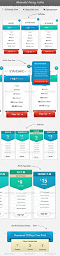 Minimalist Web Pricing Tables - GraphicRiver Item for Sale