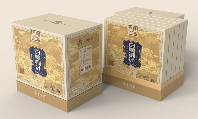东方神韵|八狮茶业品牌包装PI系统设计-...
