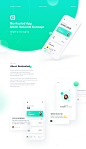 app design Fintech graphic ios mobile Renewal UI ux banksalad