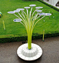 Solar Energy Trees Green 