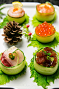 Cucumber Wrapped Sushi | Sushi Recipe | Just One | http://greatfoodphoto.blogspot.com