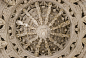 Ornately-carved Marble Ceiling  of the Jain Temple, Ranakpur, Rajasthan, India