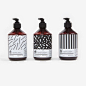 Capital A patterned hand wash packaging PD: 