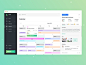 Athena - Calendar minimal gradients colors calendar designer design web design task management task manager task app user experience ux app design app ui design ui application dashboard