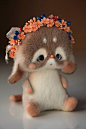 敲可爱！！这是我所见过最萌的羊毛毡玩偶。| ​​​手工设计师：Kristina Shablina（俄） ​​​​