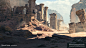 Desert Ruins, Nemanja Dojkic : Matte painting based on a concept art by Jonathan Dufresne, check him out:

https://www.artstation.com/artwork/Dx5JnA

I gotta be frank, I had difficulties nailing the lighting and feel from the sketch while keeping it photo