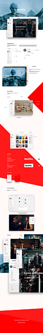 Netflix Redesign - Student Project : There is a lot of difference between student and real projects, most of them are related to real life constraints that are usually based on validation through user testing and a data driven approach. #Web#