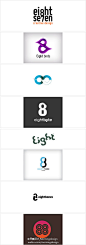 【创意logo设计】应求分享一组数字“8”的logo设计，希望大家喜欢，最好是能激发你的创作灵感！