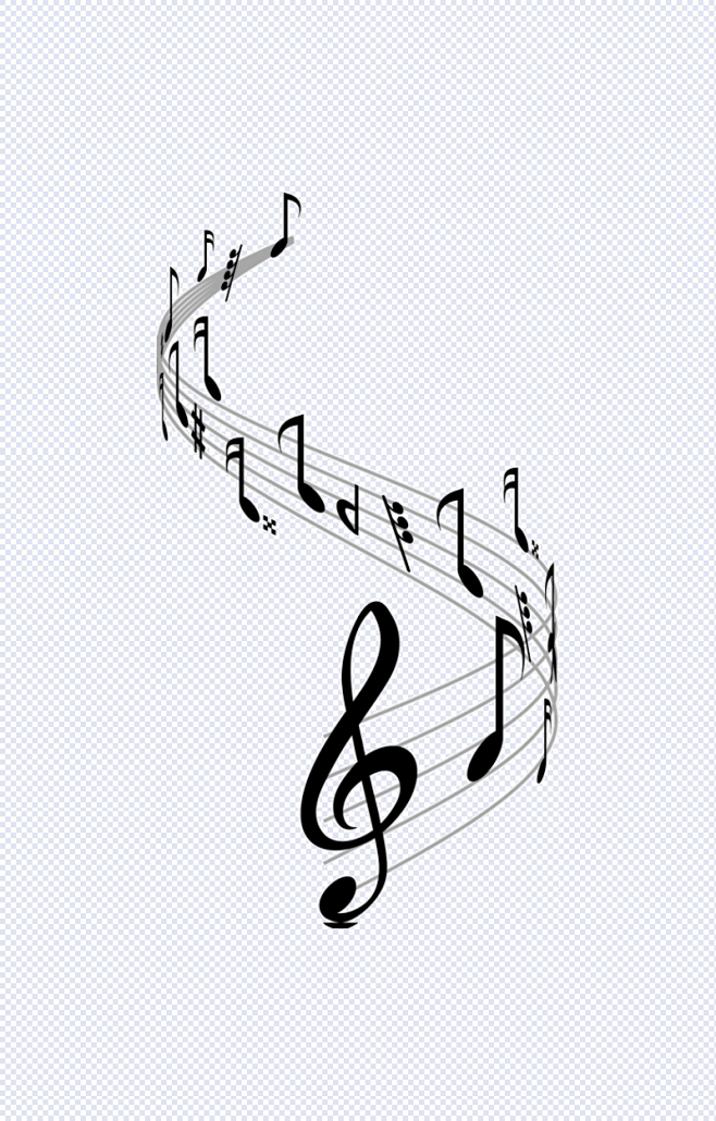 音符PNG素材|音符,乐符,音乐,五线谱...