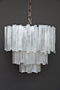 Three-Tier Selenite Chandelier - contemporary - chandeliers - Ron Dier Design