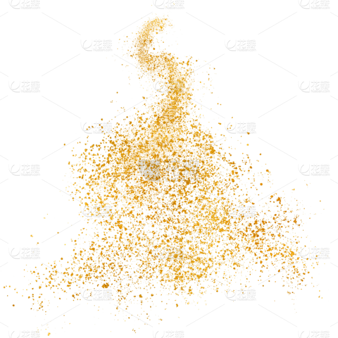 创意金色金箔闪粉元素15