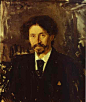 俄罗斯肖像画家瓦伦丁·亚历山德罗维奇·谢洛夫(Valentin Alexandrovich Serov)油画作品(13)