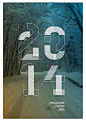 NEW YEAR 2014 on Behance