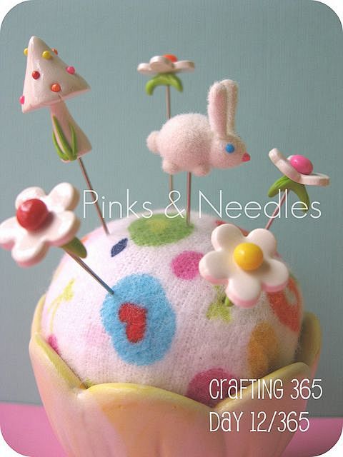 Cute pincushion with...