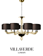 VILLAVERDE Luna Chandelier - www.villaverdeltd.com: 