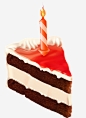 蛋糕蜡烛高清素材 甜食 生日 蛋糕 蜡烛 免抠png 设计图片 免费下载