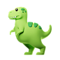 恐龙 3D多彩卡通动物形象图标 Trex_2k