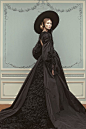 【Ulyana Sergeenko Couture】婚纱- 《乱世佳人》式的优雅复古情调。
