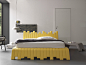 Double bed CU.BED by Bolzan Letti