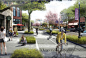 Harney Street Bikeway | Rendered multi-modal trail in Omaha based on Indianapolis Cultural Trail | read more: http://www.briancarlinhomes.com/2011/12/harney-street-may-become-harney-street-bikeway/