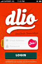 Dlio Splash/Login #素材# #色彩# #iOS#