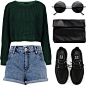 Glasses / "Mean" by nazsefik ❤ liked on Polyvore #搭配# #眼镜#