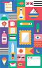 Art | icons by Tyler Dale, via Behance