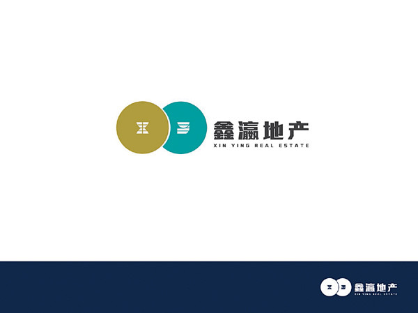 鑫瀛房地产logo设计及vi设计_策划_...