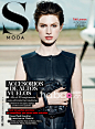 It Girl超模塔莉·蓝妮克丝 (Tali Lennox) 登《S Moda》杂志2012年10月刊封面，摄影师Daniel Riera掌镜