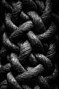  : Texture Photography Patterns, Ropes Texture, Inspiration, Textures Patterns, Texture Patterns, Black And White Texture, Knot, Patterns Texture, Black Ropes